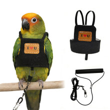 Small Bird Costume Flight Suit With Leash Fashion-Black M