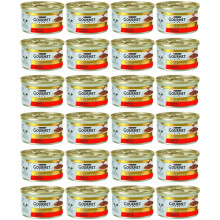 Gourmet Gold Kissanruokapaloja maukkaassa kastikkeessa naudanlihalla 85 g