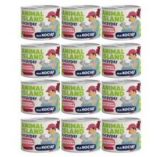 ANIMAL ISLAND Bœuf/Cerf pour chatons 12 x 185 g