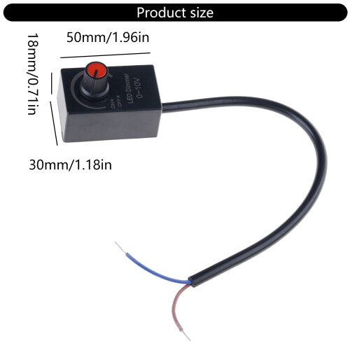 Gradateur LED 0-10V, sans scintillement, pour un éclairage 2