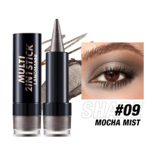 (Matches the image, 07) 2-in-1 Shimmer Eyeshadow Pencil, Double-Ended Eyeshadow Stick, 10 Colors, Long-lasting, Smudge-proof, Multipurpose Eye Makeup