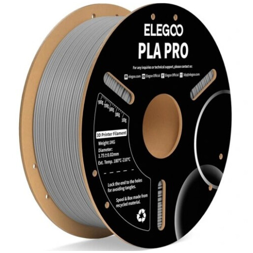 Elegoo PLA Pro Grå filament 1 kg