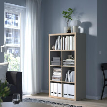 ikea 8 Cube Shelving Unit, 77x147 cm- Greywood