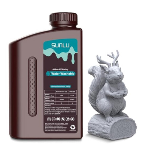 Sunlu Vandvaskbar Grå 1kg