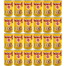 PEDIGREE Adult Oksekød i Gelé - vådfoder til hunde - 24x400g