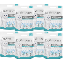 DIAMENTIQ Ocean Breeze Silikone Ikke-klumpende Kattegrus - 8x3,8 l
