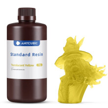Anycubic Standard Gennemsigtig Gul 1kg