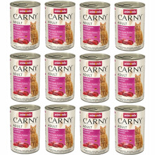 ANIMONDA Carny Adult cocktail de viandes, pâtée pour chat, 12 x 400 g