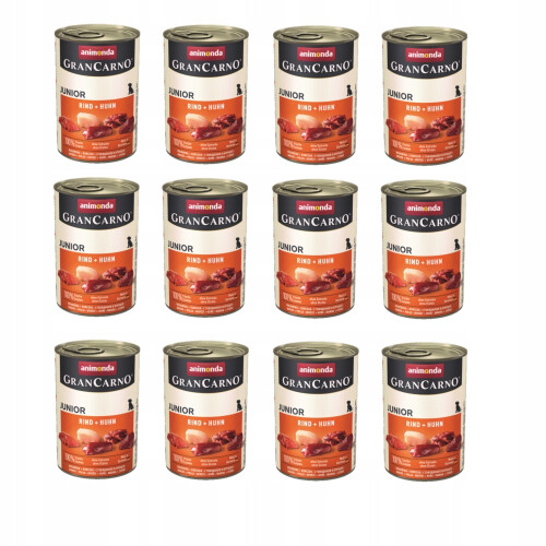 ANIMONDA Grancarno Junior oksekød, kylling 12x400g
