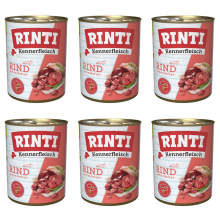 Rinti Kennerfleisch oksekødsdåse 6 x 800g