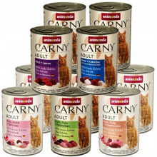 ANIMONDA Carny Adult, mélange de 5 saveurs, 10 x 400 g