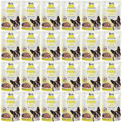BRIT Care Mini Lam - vådfoder til hunde - 24x85g