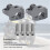 Risers de Montagem Do GuidãO para  V-Strom 250 650 DL650 V-Strom 1000 DL1000 2002-2019 22Mm 7/8 Polegadas 3