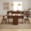 No Assembly Required 130cm Folding Dining Table 2
