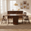 No Assembly Required 130cm Folding Dining Table 5