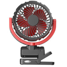 Portable Car Cooling Fan with 2000mAh Rechargeable Battery, USB Powered for Various Vehicles