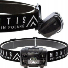 Montis Akumulatorowa latarka nagłowna z sensorem MT001 Black Headband flashlight LED