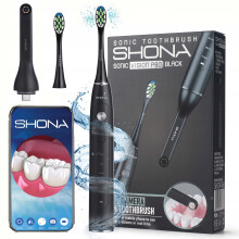 SONIC Zahnbürste SHONA SONIC VISION PRO schwarz + WLAN-Kamera
