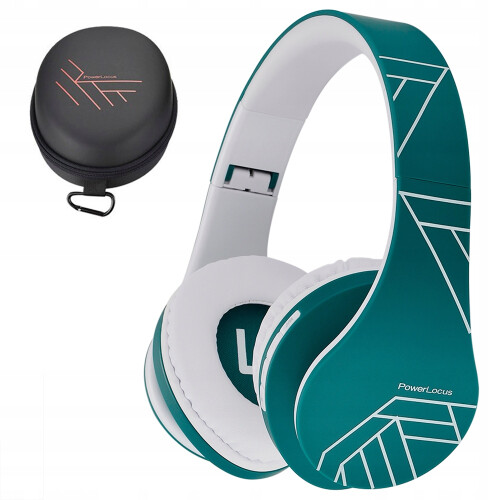 Cuffie wireless PowerLocus OceanBlue Bluetooth/microSD/radio FM