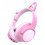 Cuffie wireless PowerLocus Bobo CAT con LED e ingresso AUX per bambini 1