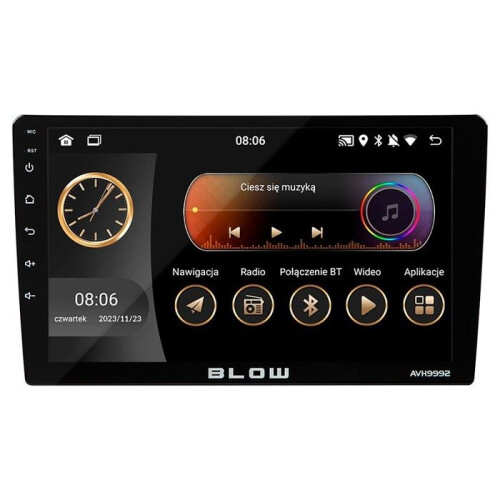 Autoradio BLOW AVH-9992 2DIN 9" Android/Wi-Fi/GPS/Carp