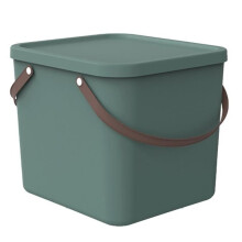 Bac de tri - ROTHO - Albula - 40 L - plastique - vert foncé