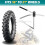 Kit de Ferramentas para Troca de Pneus de Motocross com Rodas de 16 A 21 Polegadas, Compatível com Motocross e Enduro, com Eixos Múltiplos de 6