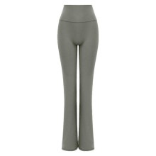 (Graphite grey trousers, M) Women's High Waist Yoga Pants 2026 Spring Summer Micro Flare Bootcut Hip Lifting Sportswear for Outdoor Pilates Running