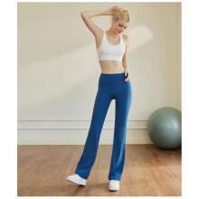 (Cardamom green trousers, L) Women's High Waist Yoga Pants 2026 Spring Summer Micro Flare Bootcut Hip Lifting Sportswear for Outdoor Pilates Running