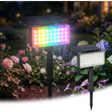 (Colored, -) 2026 Solar Spot Lights Outdoor, 3 Brightness Modes IP65