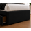 Modern Upholstered Bed with USB & Drawers Black4FT 7