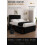 Modern Upholstered Bed with USB & Drawers Black4FT 8