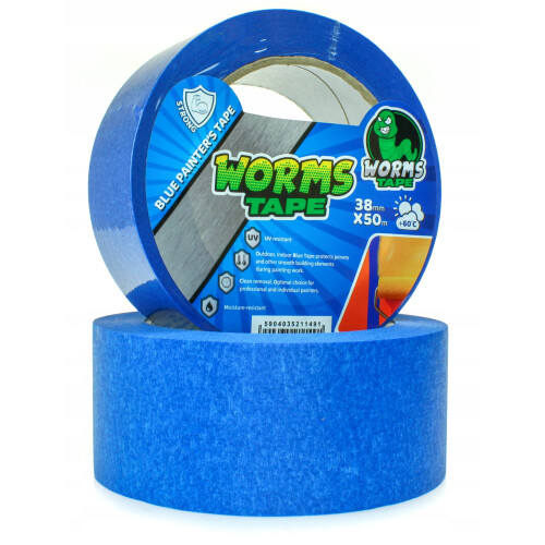 Ormebånd Blå maletape 38 mm x 50 m