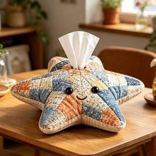 (Starfish, -) Kit DIY animaux marins patchwork, 6 designs 2