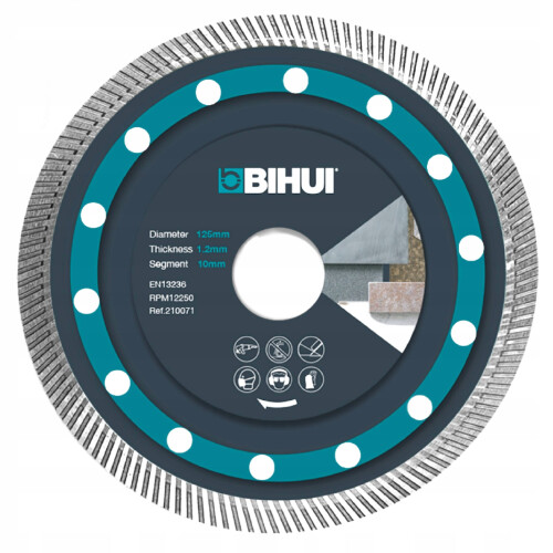 BIHUI diamantskive til keramik 125MM - DCBN5