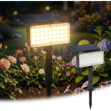 (Warm, -) 2026 Solar Spot Lights Outdoor, 3 Brightness Modes IP65