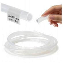Silikoneslange 16 mm 16/19 TIL VINDESTILLATIONSAFLØB 1 stk = 1 m