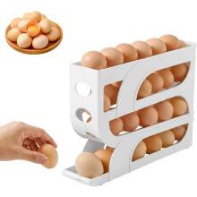 (White, -) Eierdispenser - Wit, 30 Eieren, Koelkast