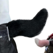 (Color B, -) Remote Control Electric Furry Car Tail, Adjustable Speed Colour G