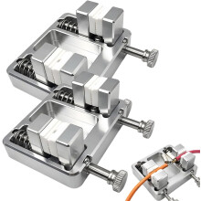 (B - Silver - 2pcs, -) Schwerlast Lötklemme, A, Silber, 1 Stück, Leiterplatte, Löt, Hilfsklammer, Werkzeug, Elektronik, Fixierung