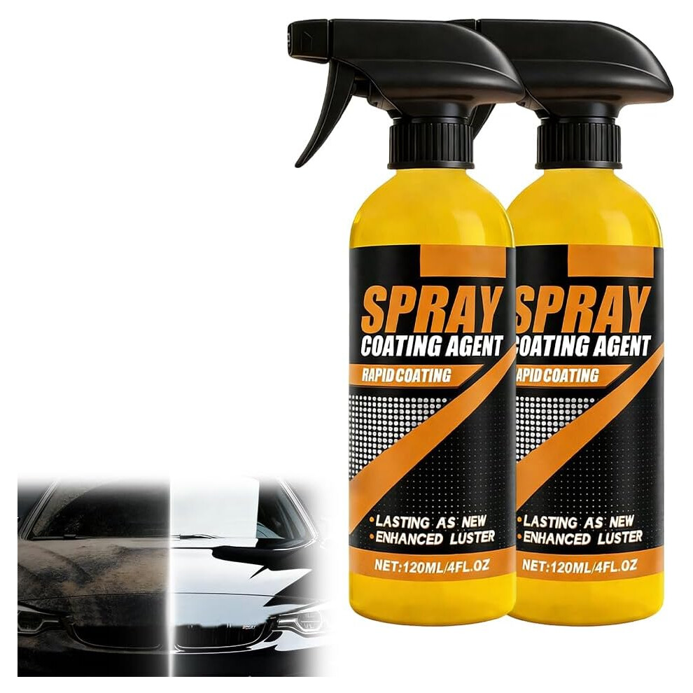 (Size_name, 2.03 Fl Oz (Pack Of 2)) 120Ml Hydrophobic Car Coating Spray, Quick Acting 5437706569305