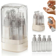(Gray, -) 2026 4-in-1 vuotamaton matka-annostelija, 35 ml harmaa