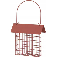 ZOLUX FAT BLOCK - COMEDERO PARA PÁJAROS ROJO LADRILLO
