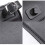 Motorcycle Fork Bag PU Leather Handlebar Tool Pouch Sissy Bar Roll Storage Bag Saddle Bag with 2 Straps, Universal 6