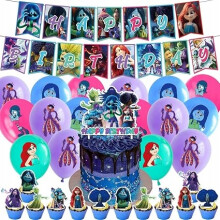 Simmpu 30 piezas de decoraciones de cumpleaños con personajes de cuentos de hadas, decoraciones para fiestas