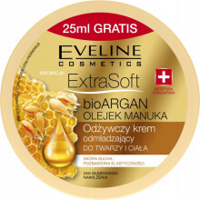 Eveline Cosmetics Bio Organic Argan & Manuka Oil Hydration Daily Cream For Face & Body 175 ml