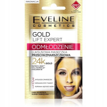Eveline Gold Lift Expert 24K - ylellinen ryppyjä ehkäisevä naamio 7ml