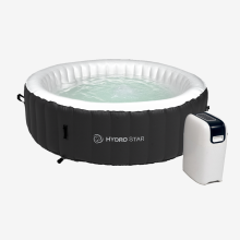 Spa gonflable de jardin HYDRO STAR HORIZON GRAY rond 4-5 personnes