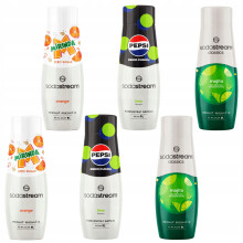 SODASTREAM SZIRUP KÉSZLET 2x PEPSI MAX LIME, 2x MIRINDA ZERO, 2x MOJITO