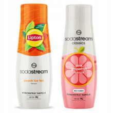 2x Lipton Ice Tea Őszibarack Sodastream Szirup Cukormentes